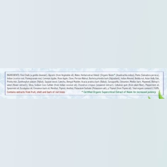 Auromere Toothpaste fresh mint Fluoride-FREE Expired 10/22 - Picture 4 of 4